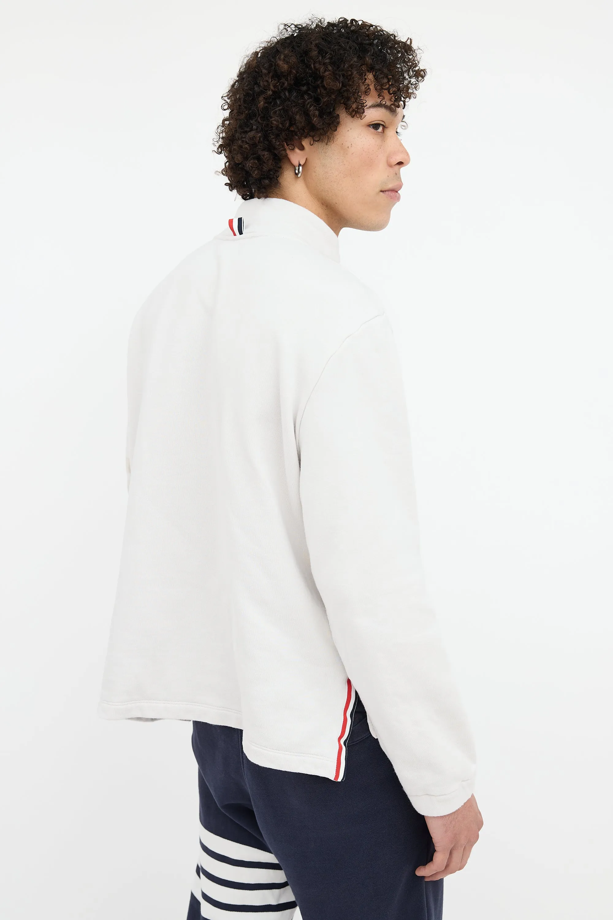 4-Bar Half Zip Sweatshirt