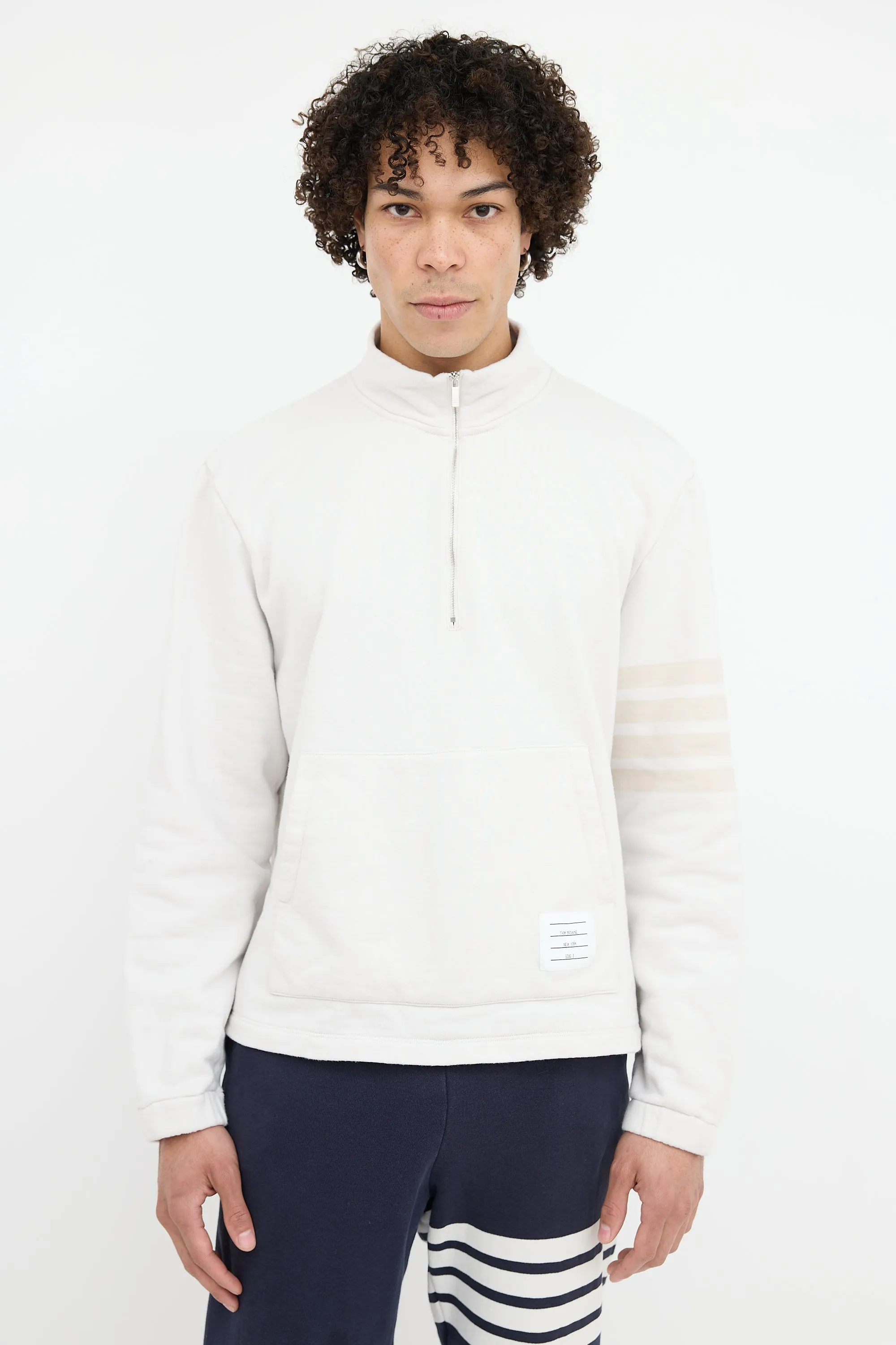 4-Bar Half Zip Sweatshirt