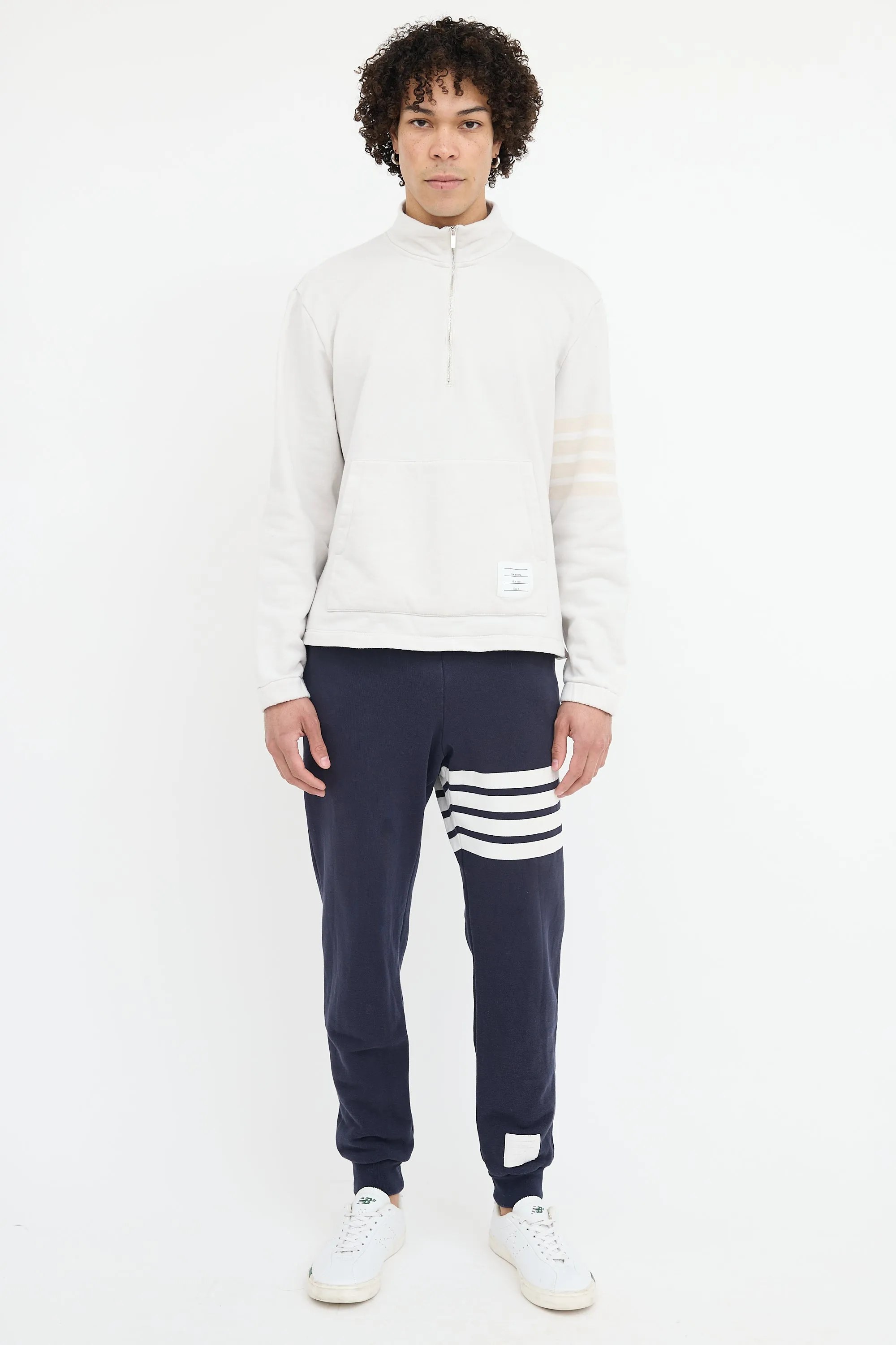 4-Bar Half Zip Sweatshirt