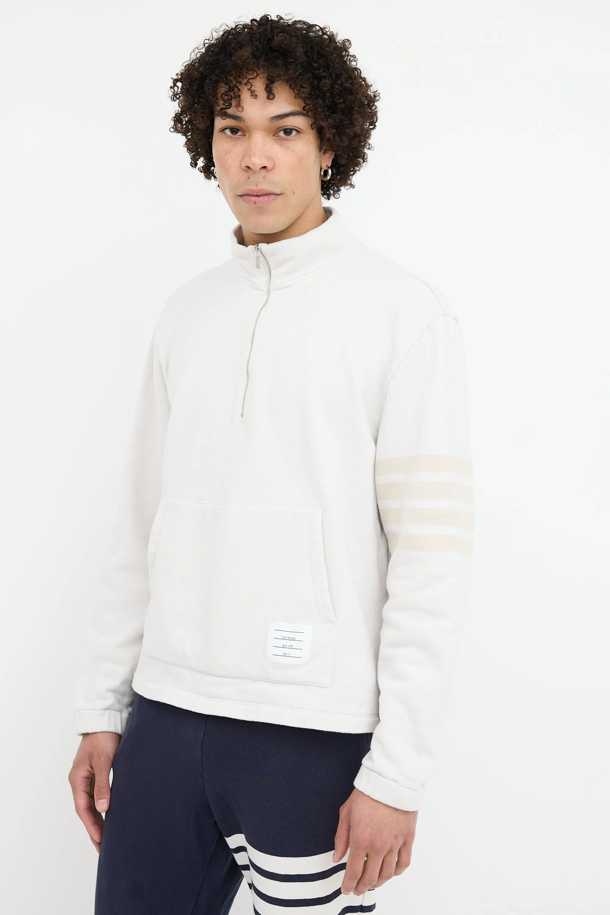 4-Bar Half Zip Sweatshirt
