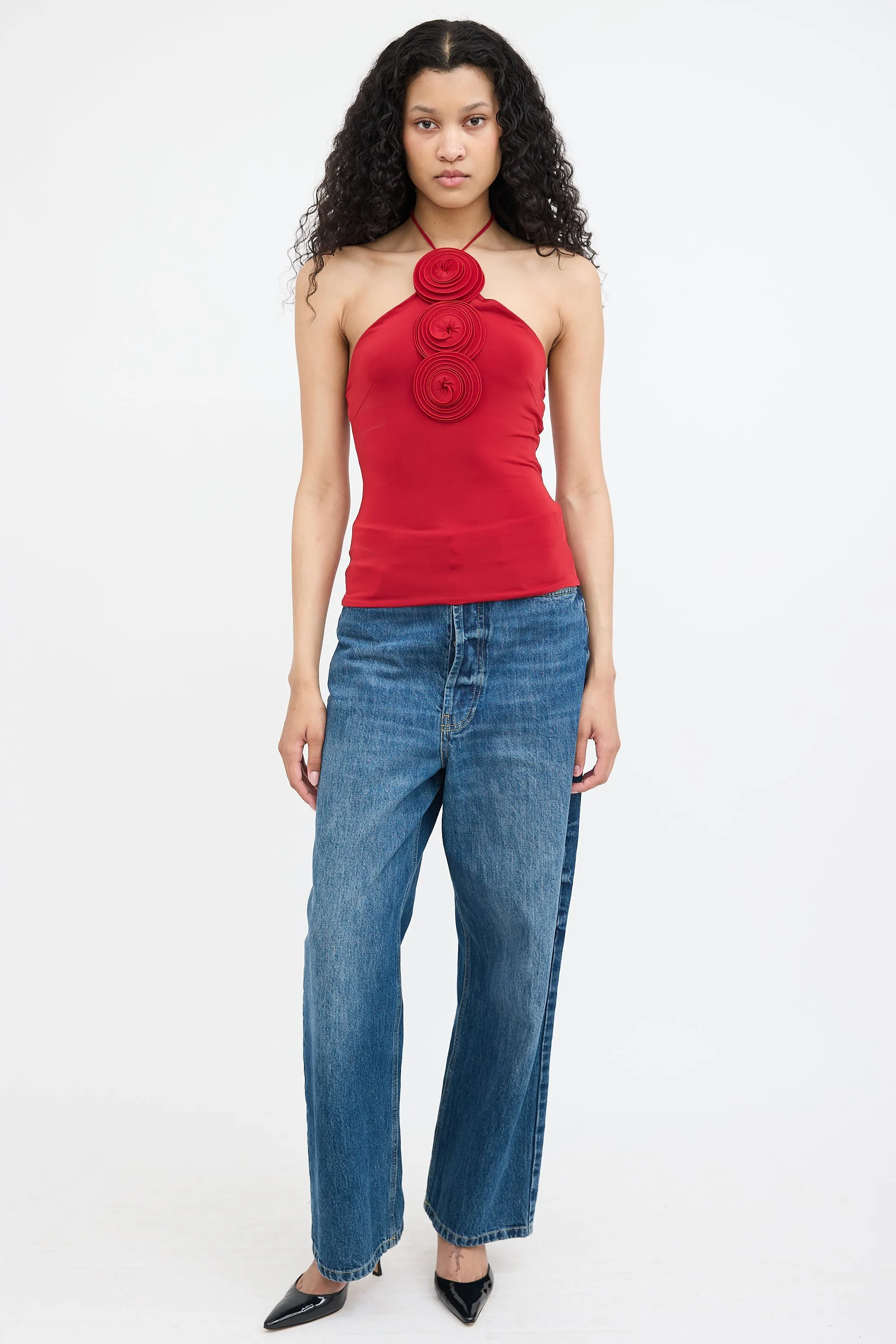 Appliqué Halter Top