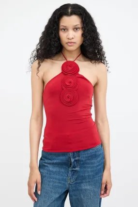 Appliqué Halter Top