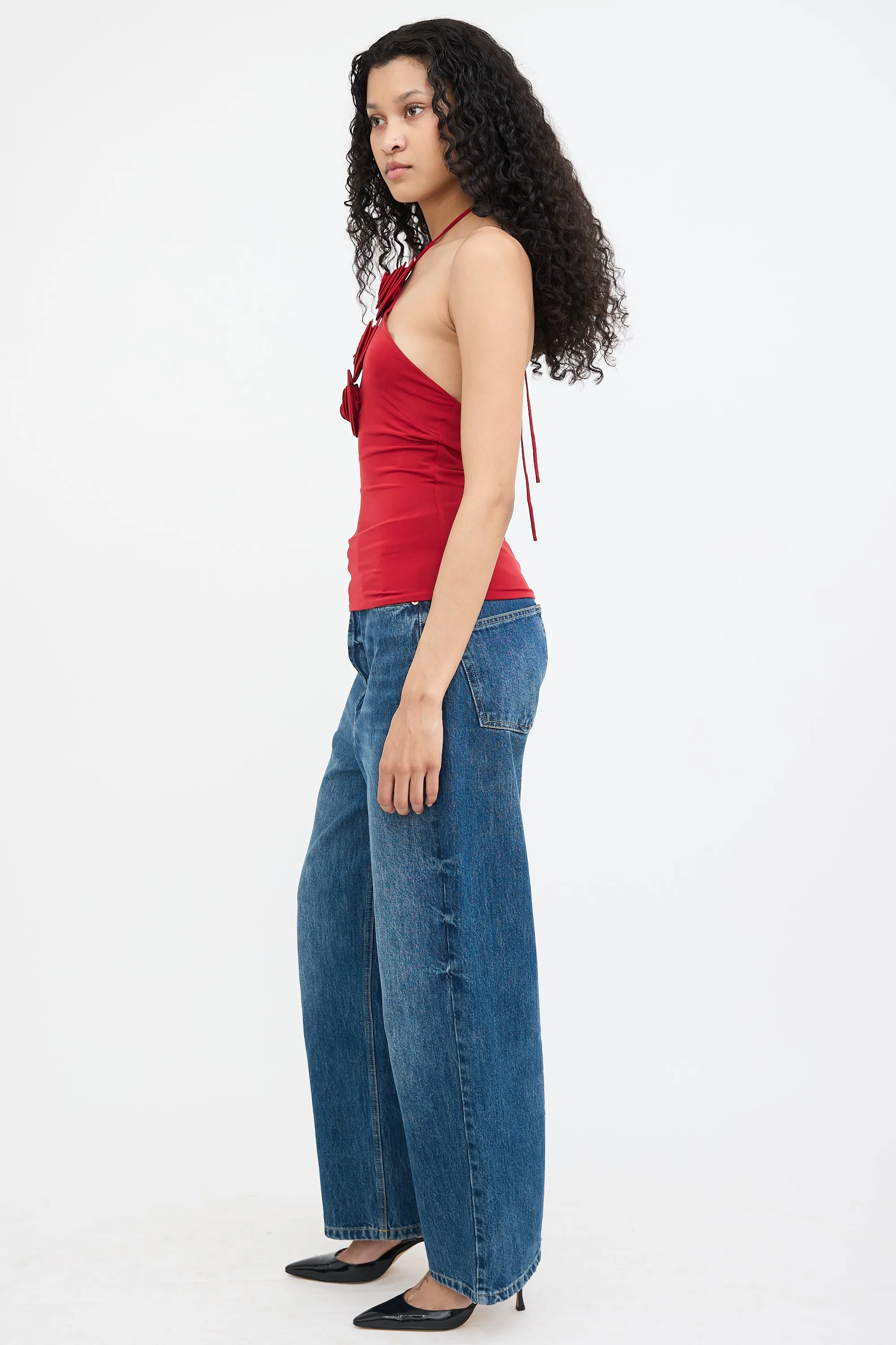 Appliqué Halter Top