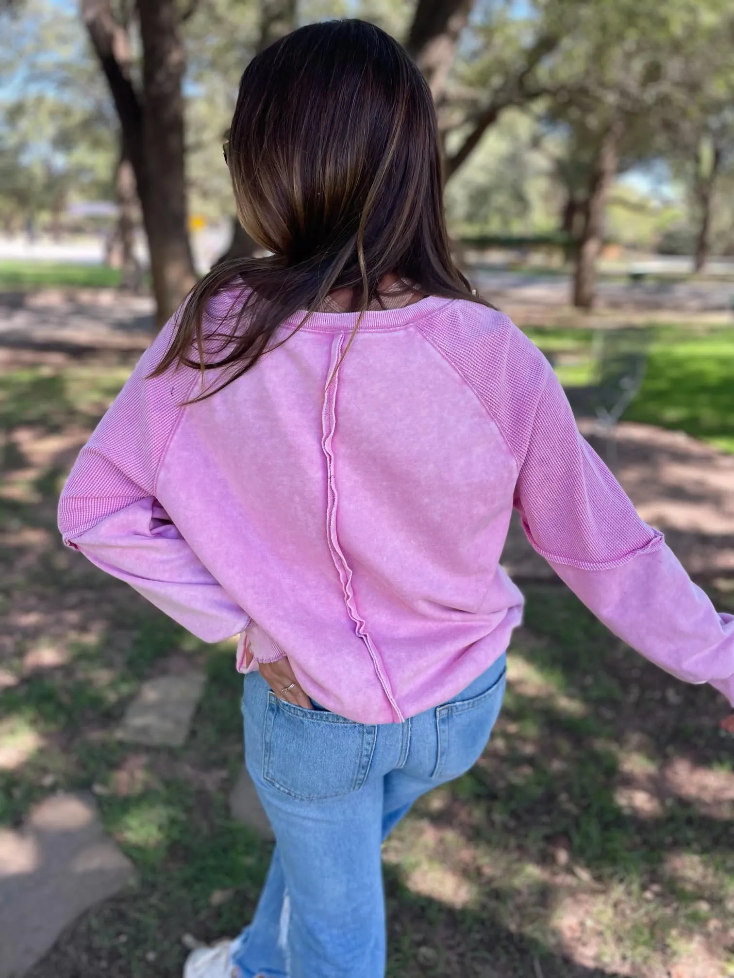Best Selling Elliott Exposed Seam Sweatshirt (multiple color options)