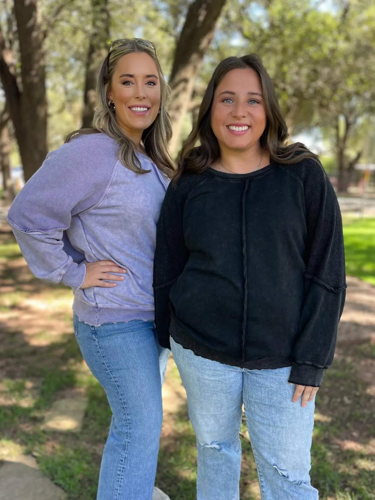 Best Selling Elliott Exposed Seam Sweatshirt (multiple color options)