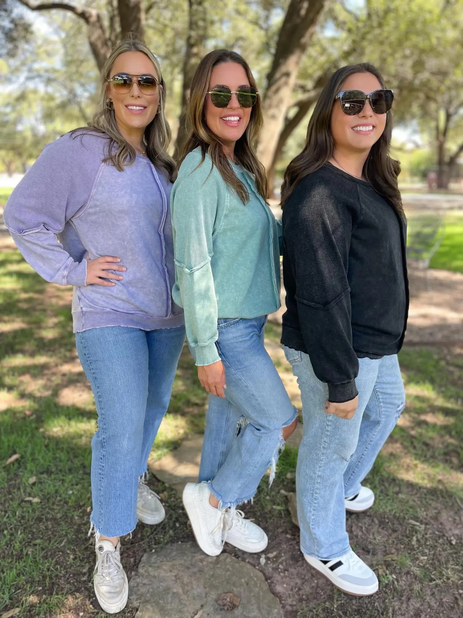 Best Selling Elliott Exposed Seam Sweatshirt (multiple color options)
