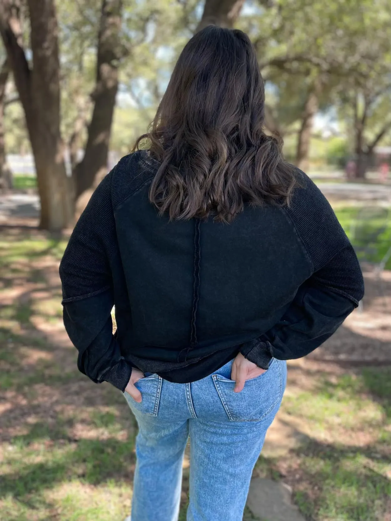 Best Selling Elliott Exposed Seam Sweatshirt (multiple color options)