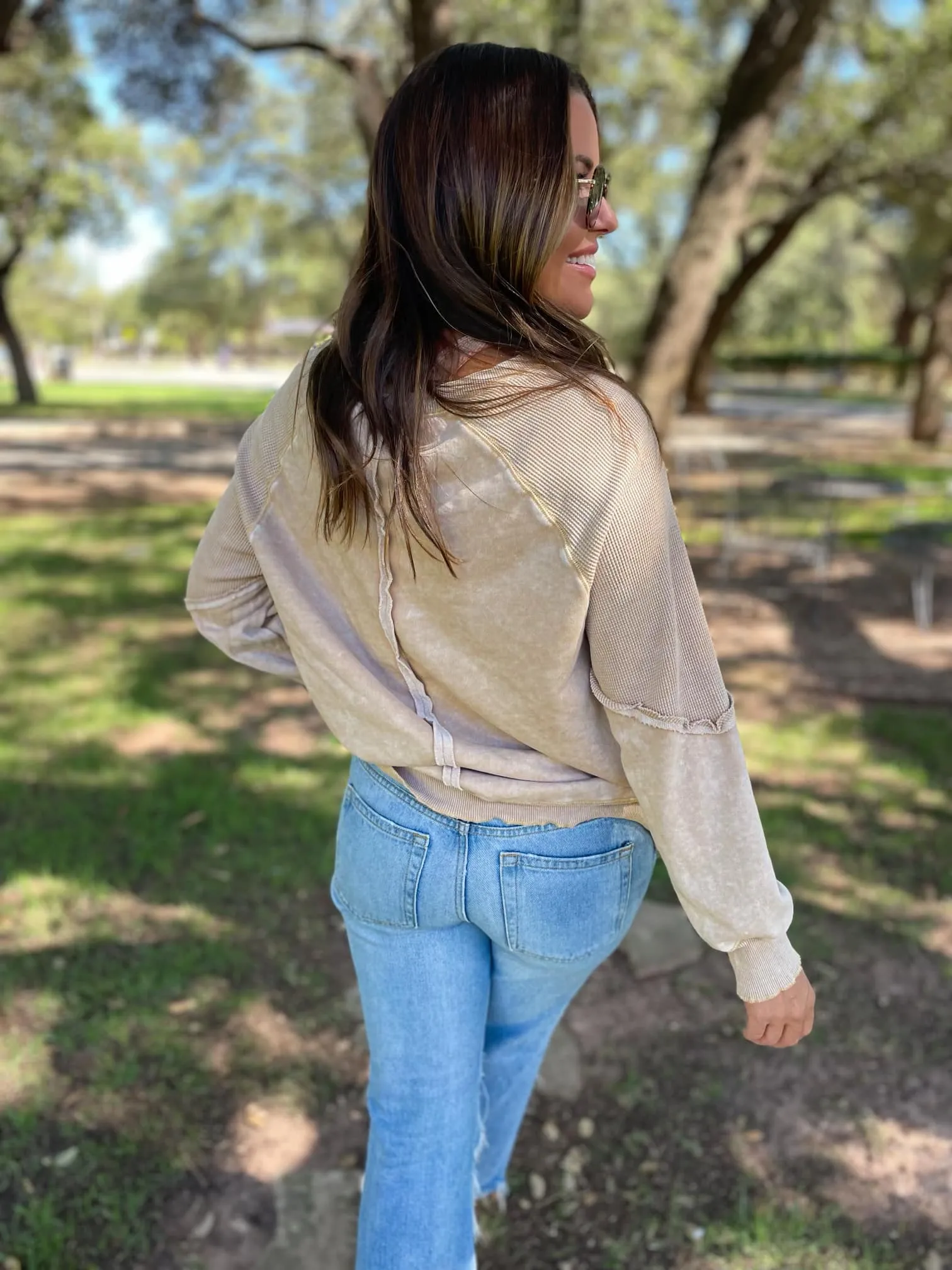 Best Selling Elliott Exposed Seam Sweatshirt (multiple color options)