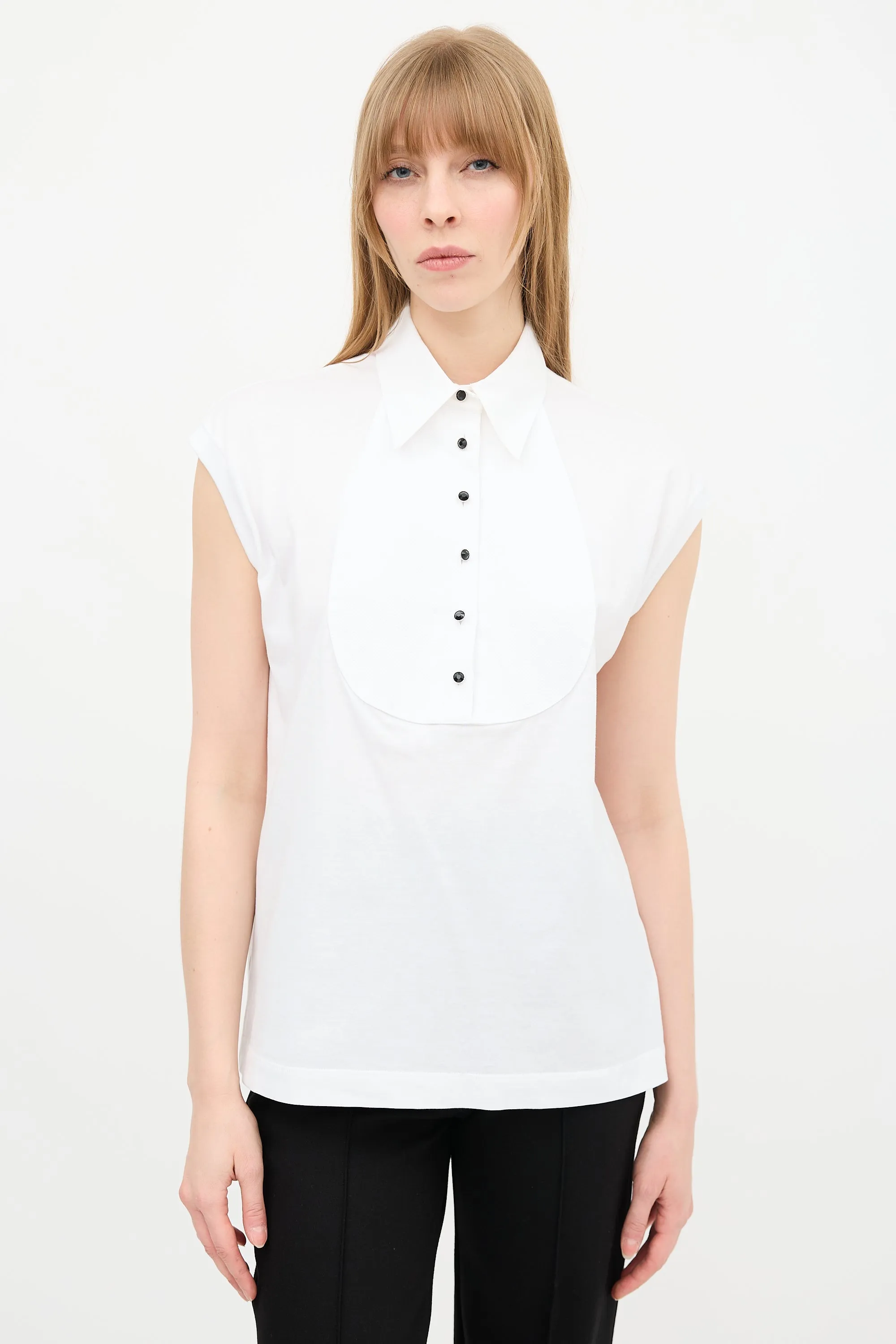 Bib Collar Tank Top