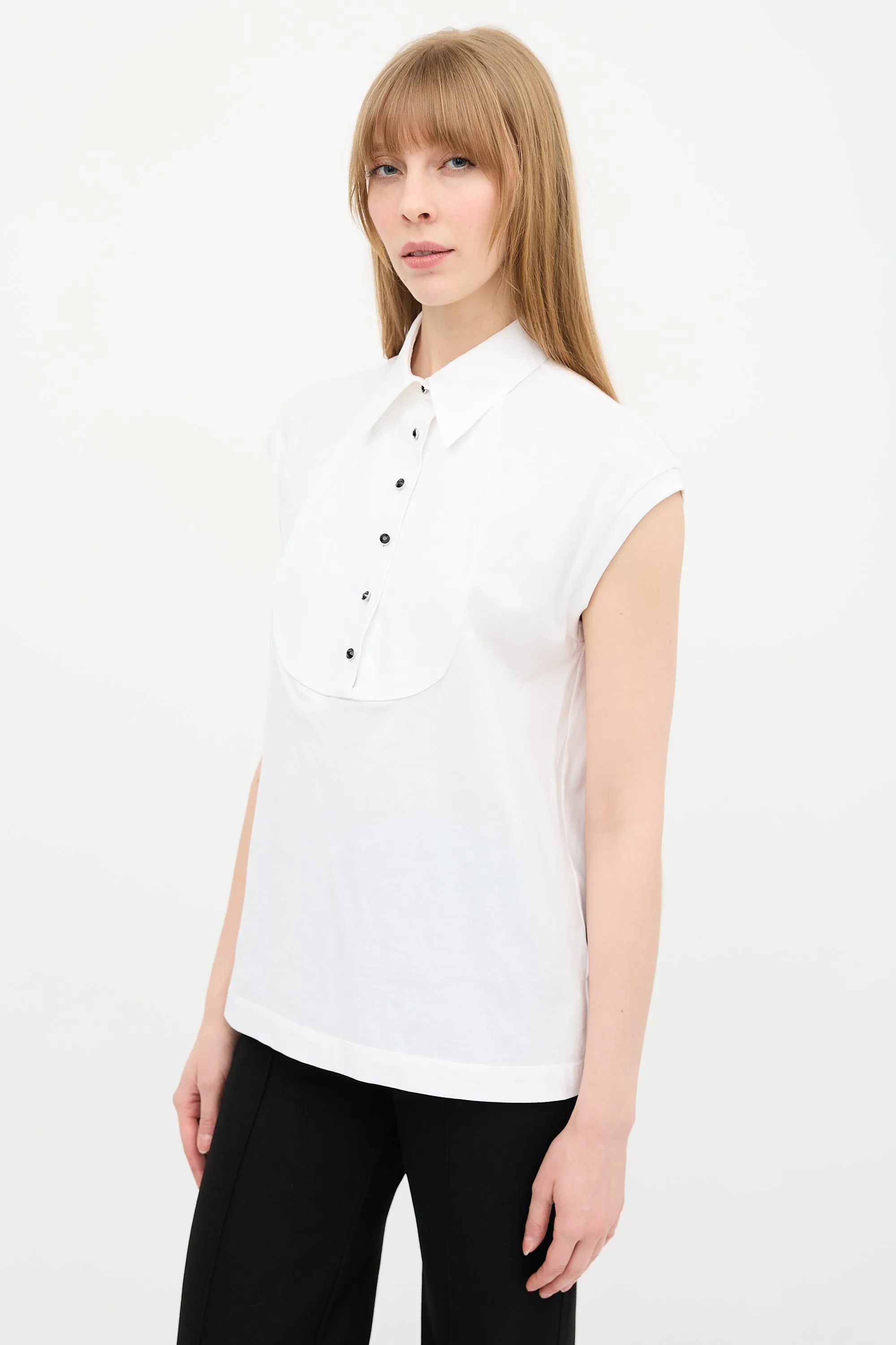 Bib Collar Tank Top