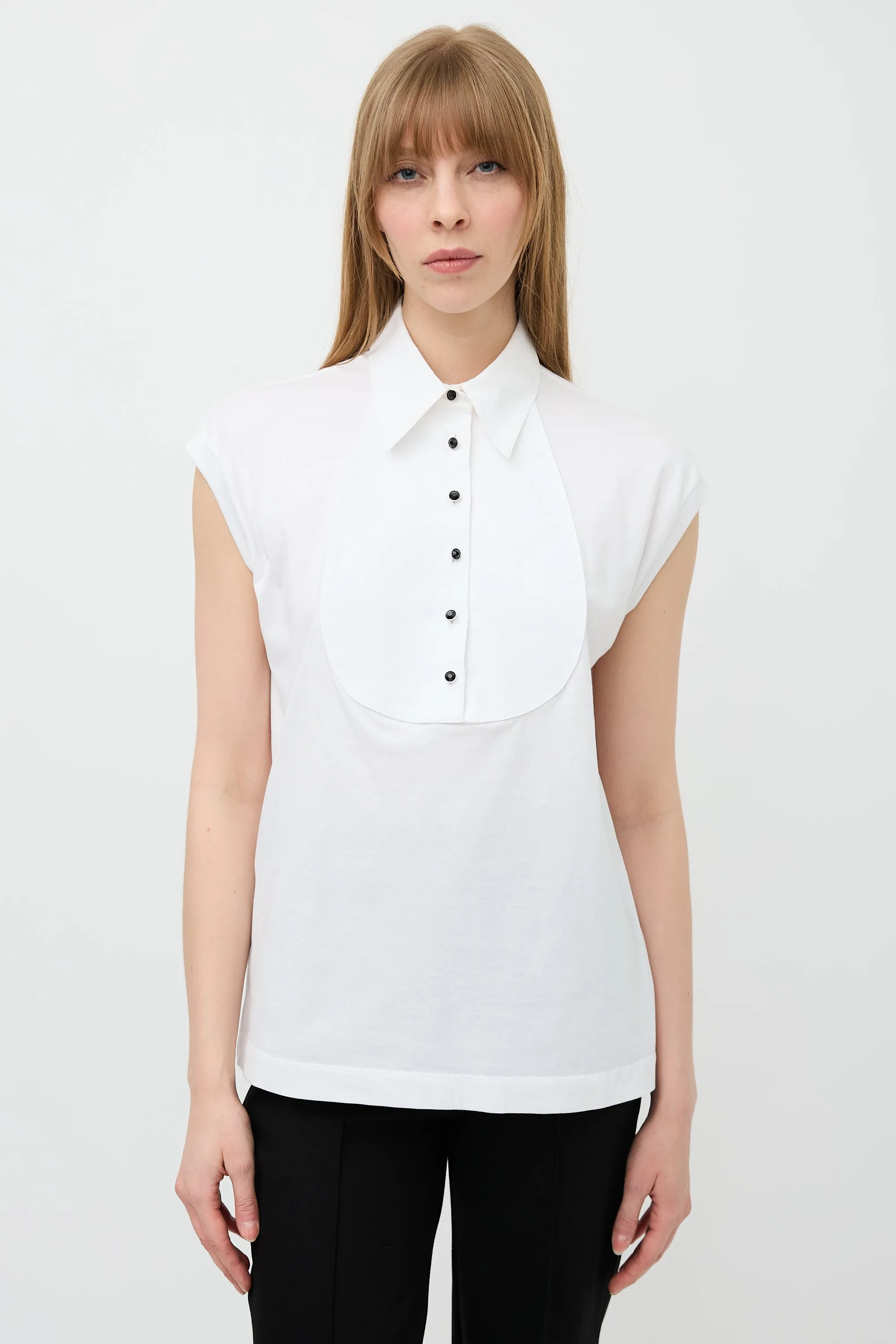 Bib Collar Tank Top