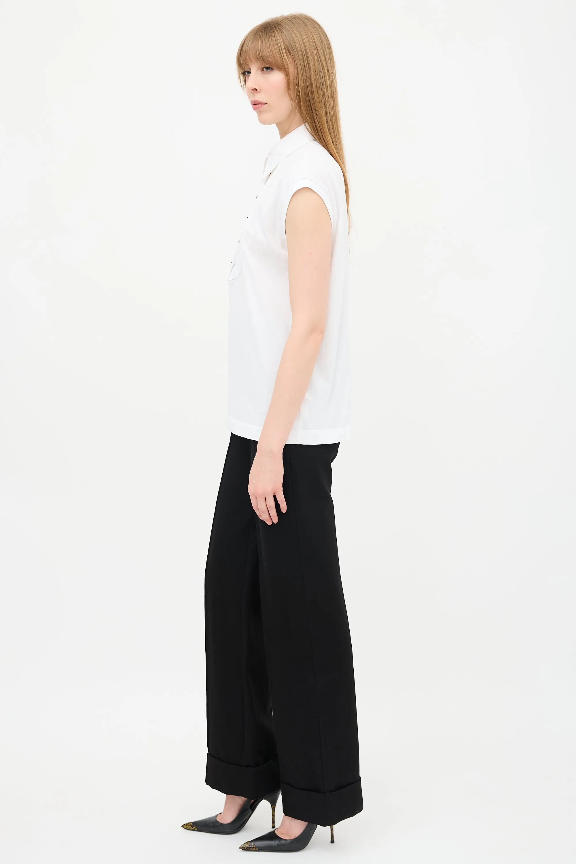 Bib Collar Tank Top