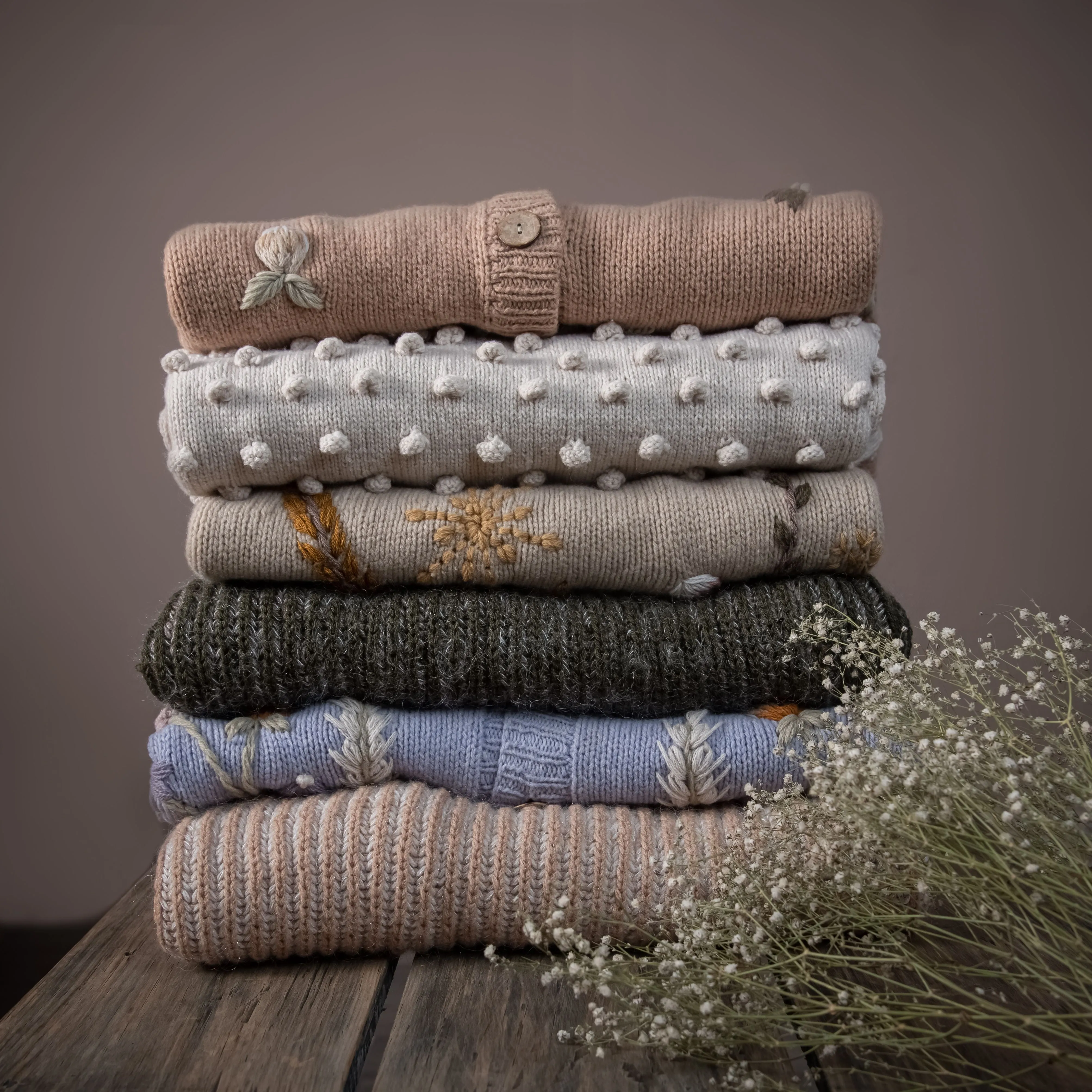 Brioche sweater (Women) - Moss
