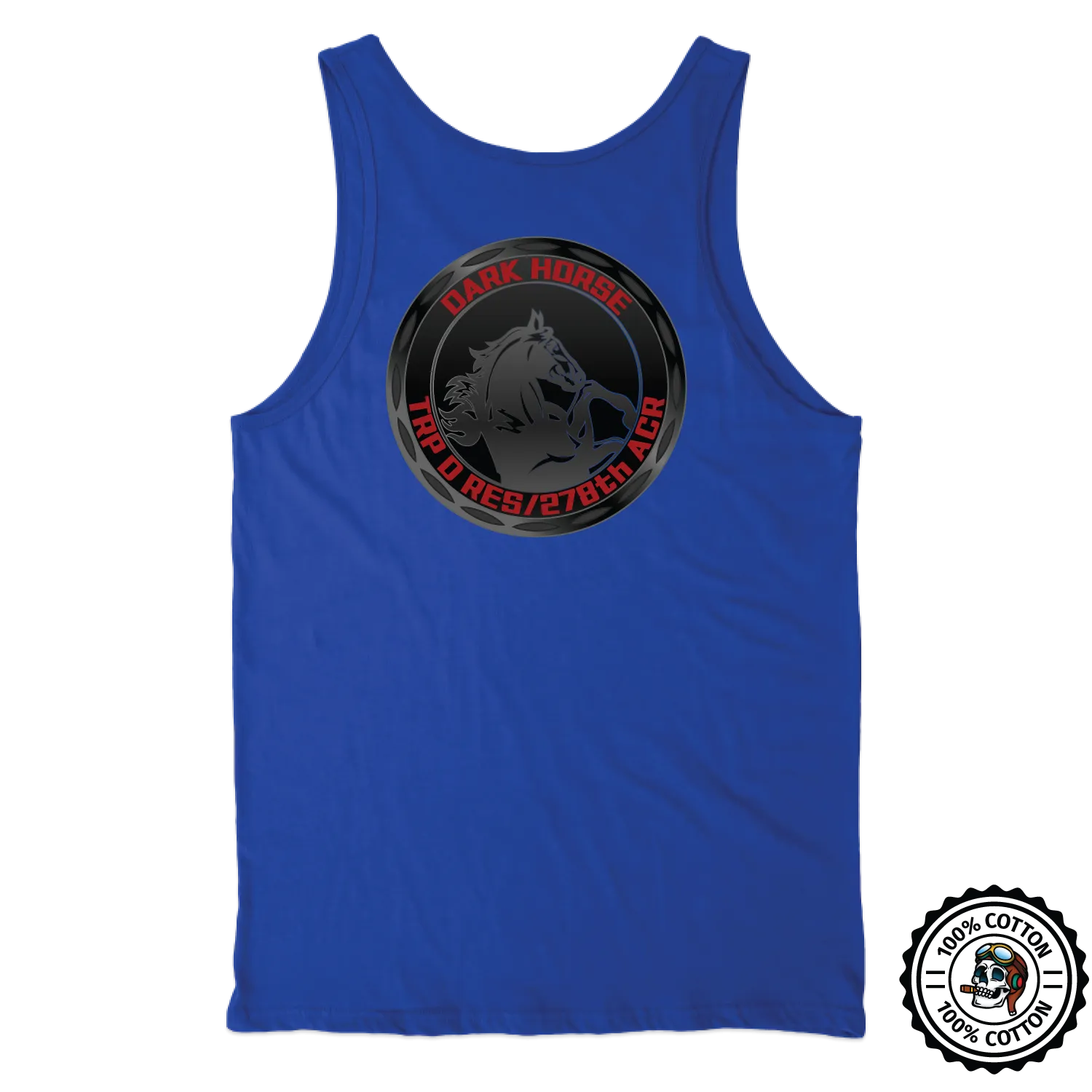 D TRP, RES, 278th ACR "Darkhorse" V2 Tank Tops