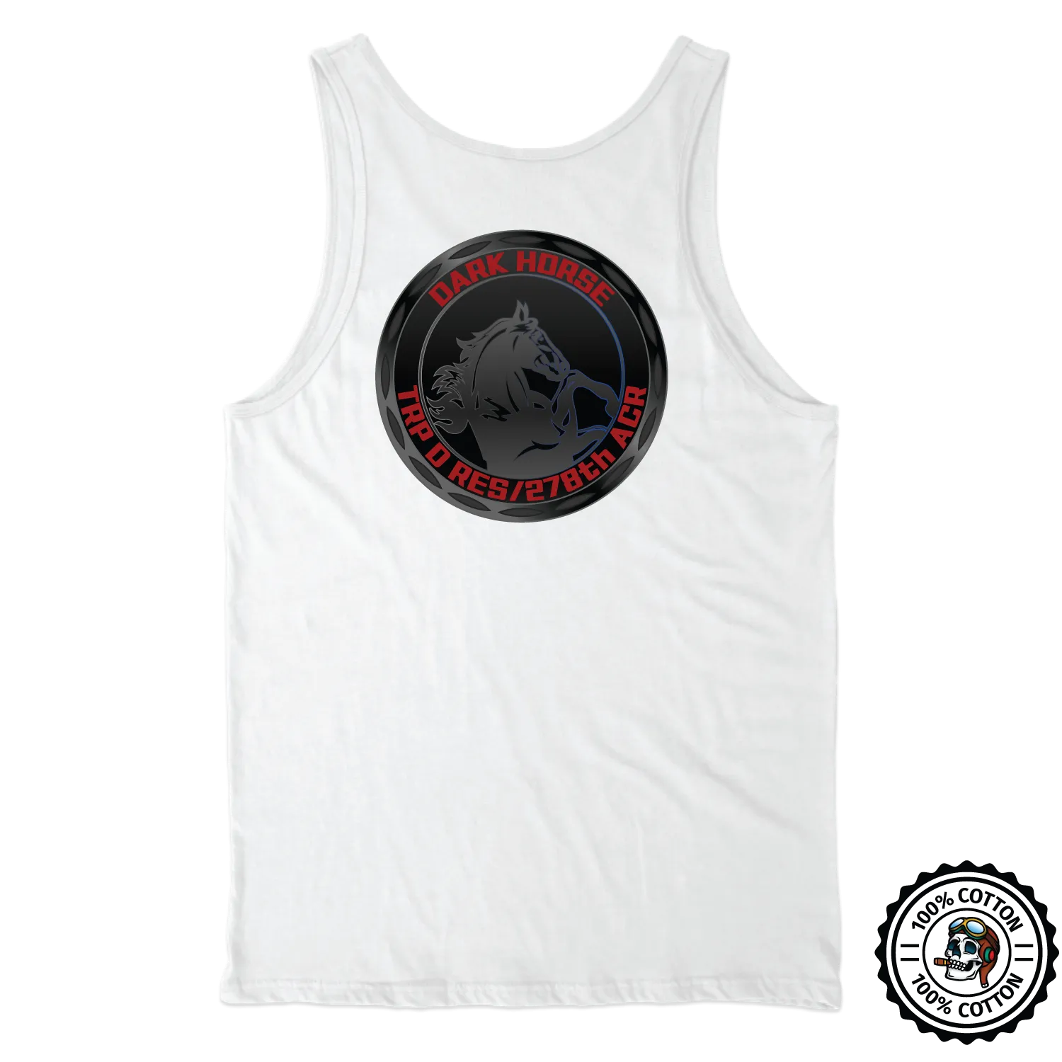 D TRP, RES, 278th ACR "Darkhorse" V2 Tank Tops