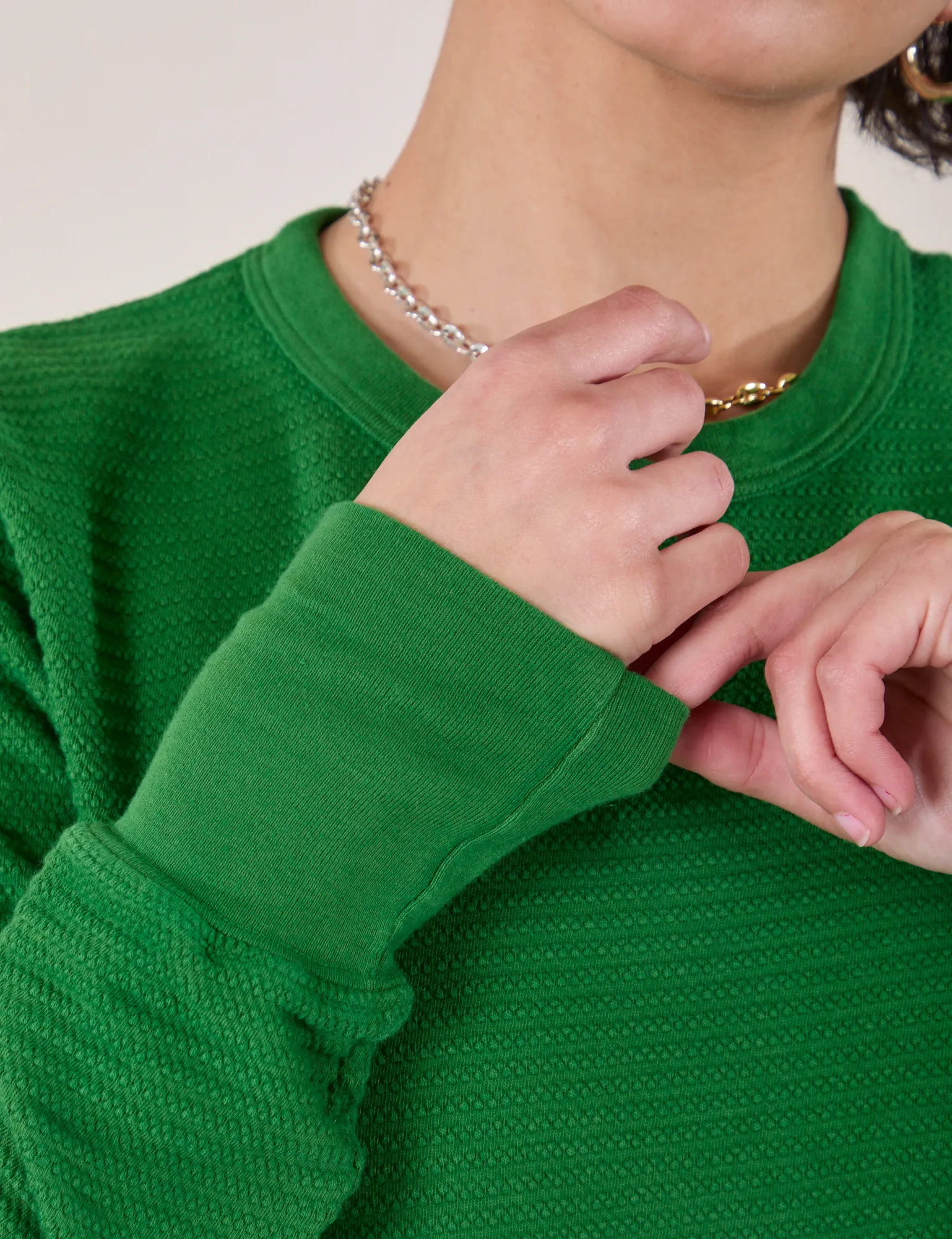 Honeycomb Thermal - Forest Green