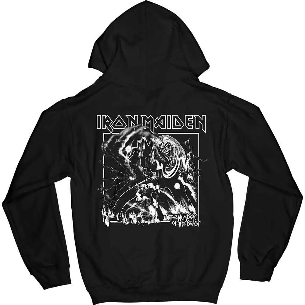 Iron Maiden "Number Of The Beast - One Colour" Pullover Hoodie