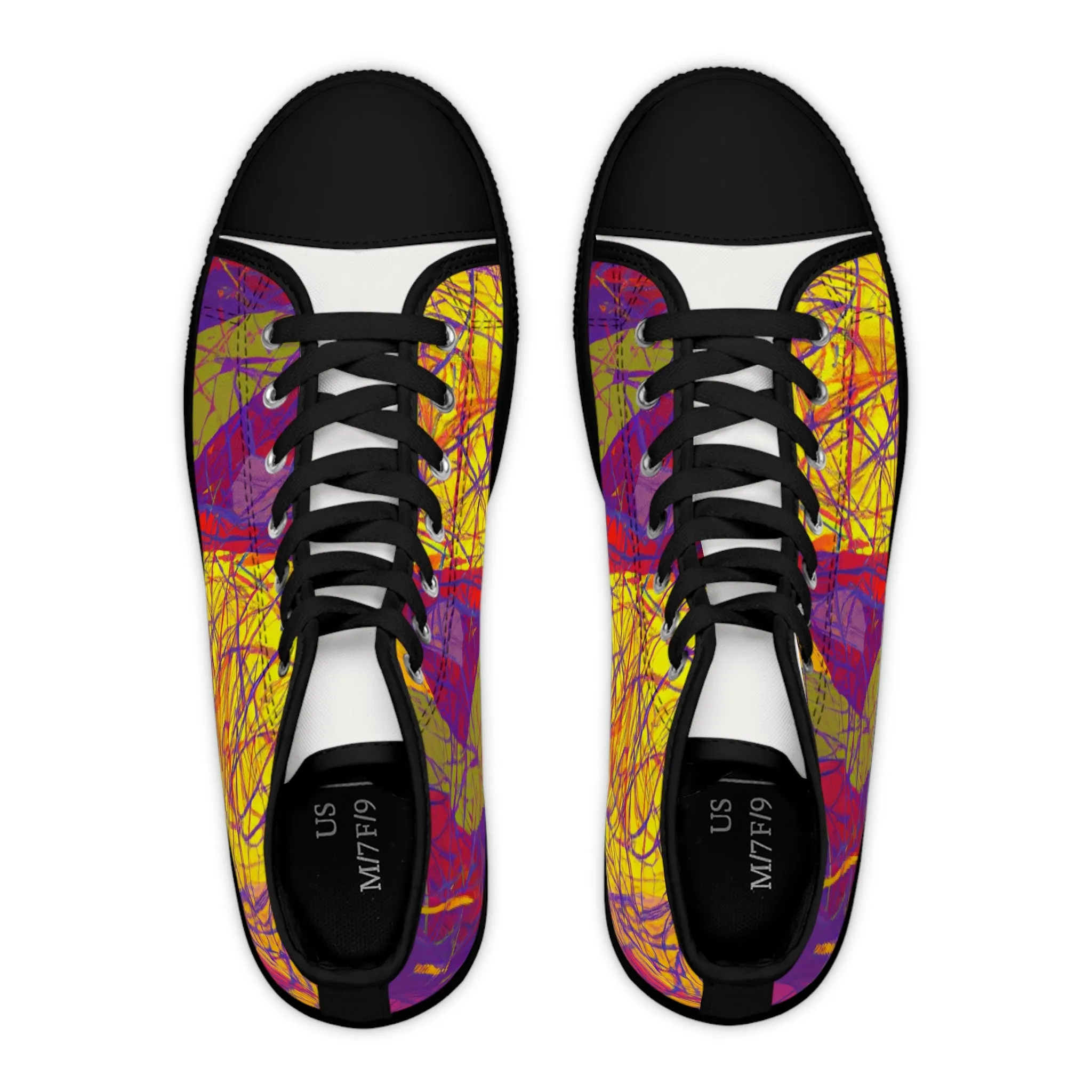 Rainbow Sparkle. - high top