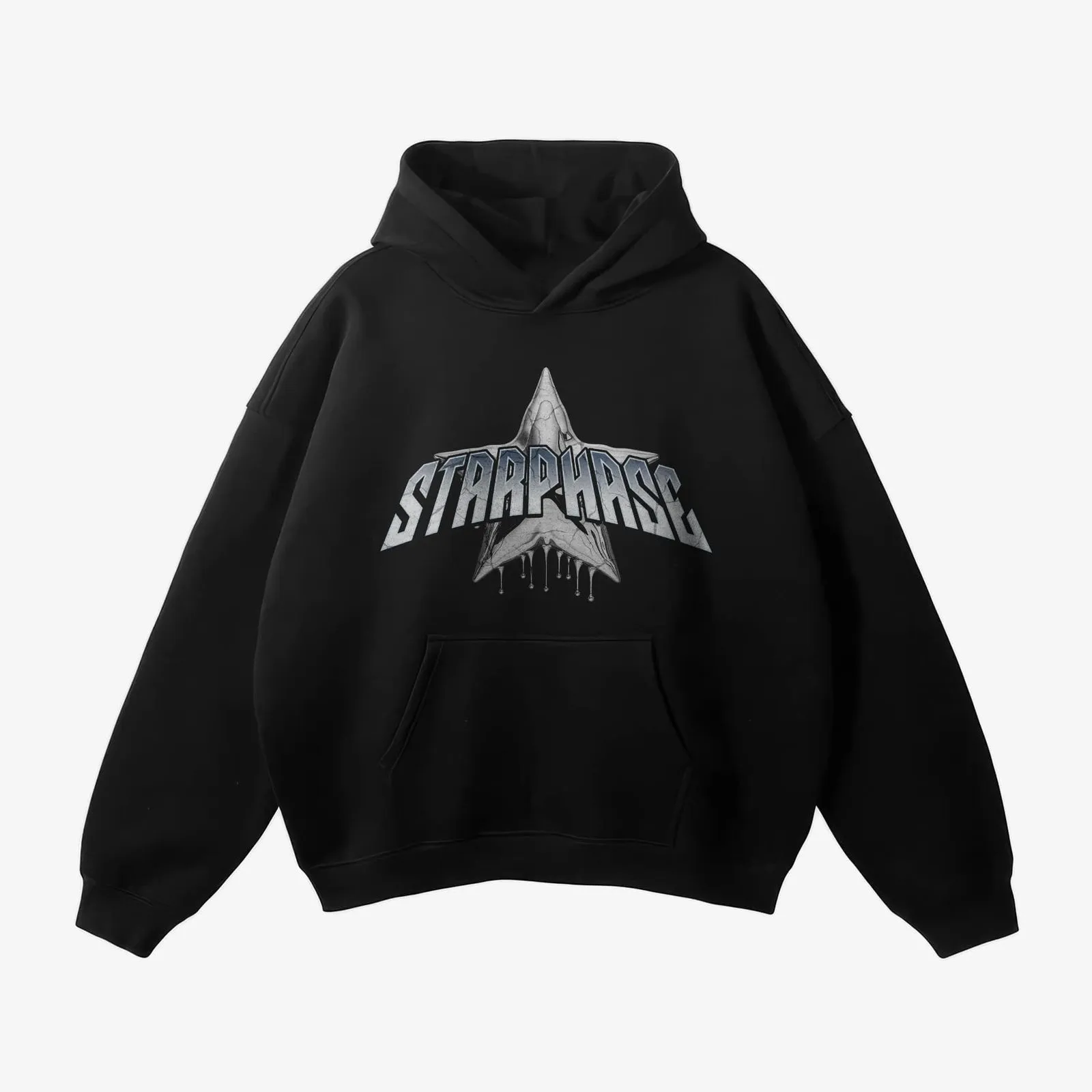 Starphase Chrome Logo Oversized Fleece Hoodie