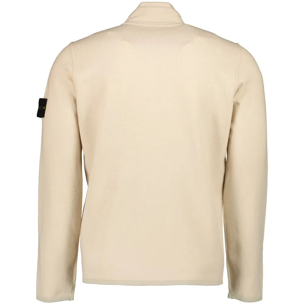 Stretch Wool Cardigan Knit