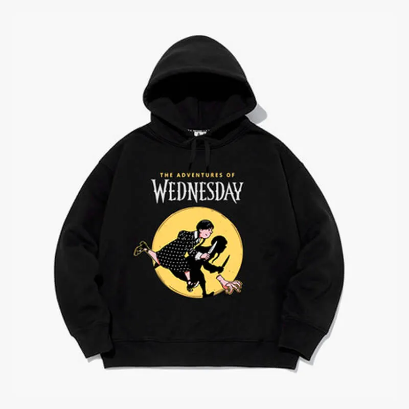 The Adventures of Wednesday Hoodie Addamscore