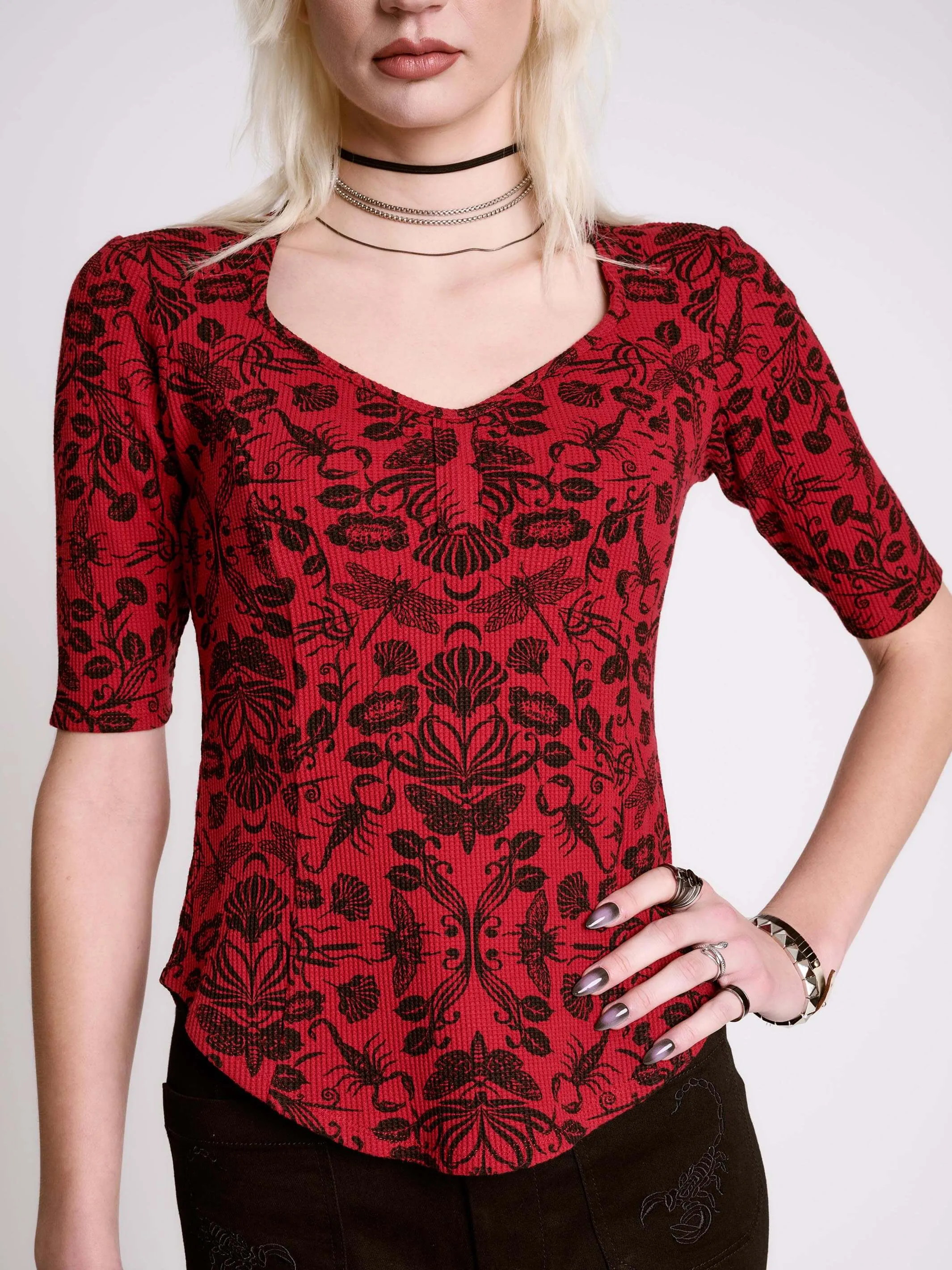 Thermal Sweetheart Top