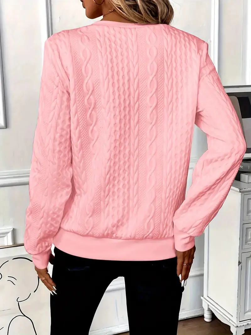 Vera | Quarter-Zip Knitted Wool Sweater