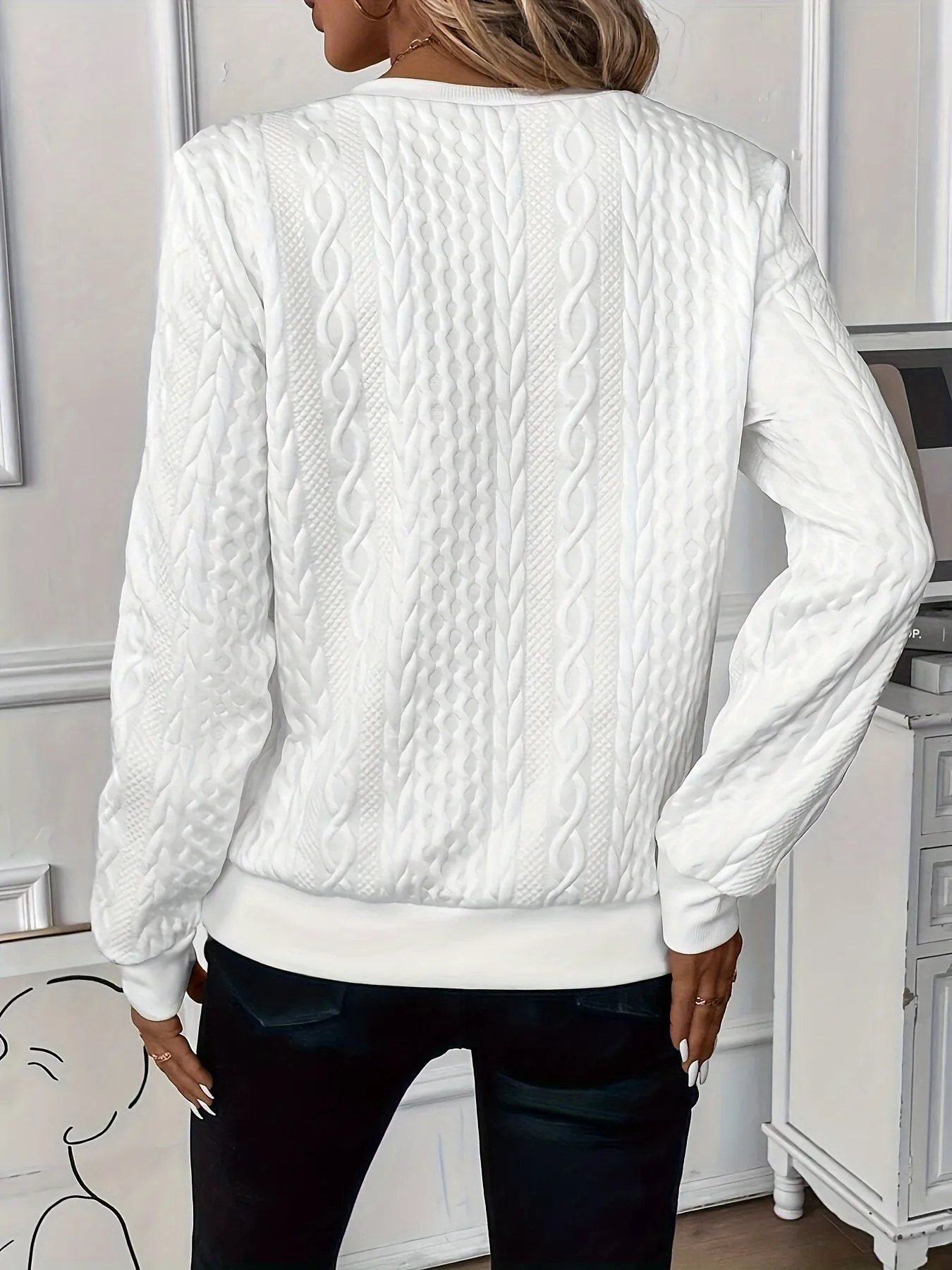 Vera | Quarter-Zip Knitted Wool Sweater