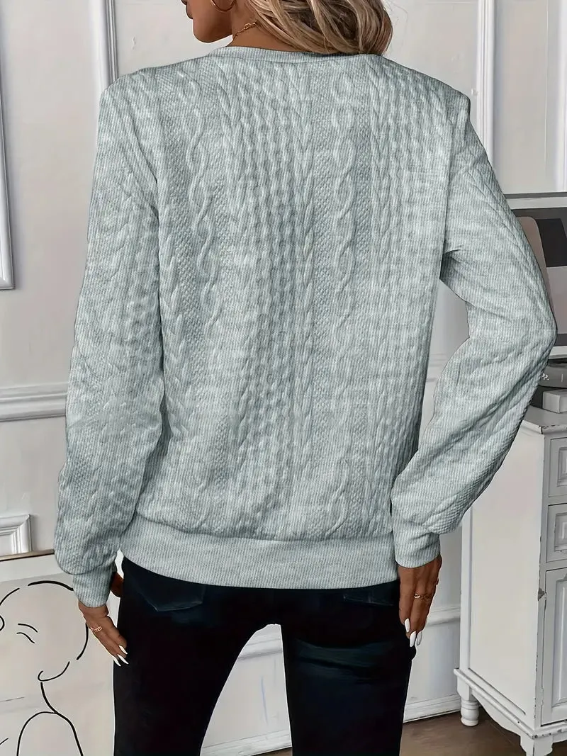 Vera | Quarter-Zip Knitted Wool Sweater