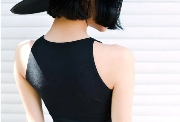woman's clothing brand design tank tropical crop tops.