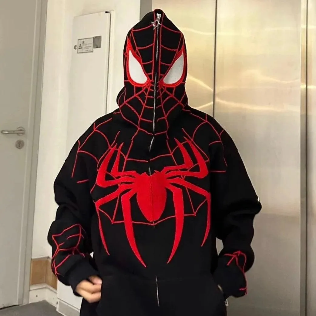 Y2K Spiderman Zip Up
