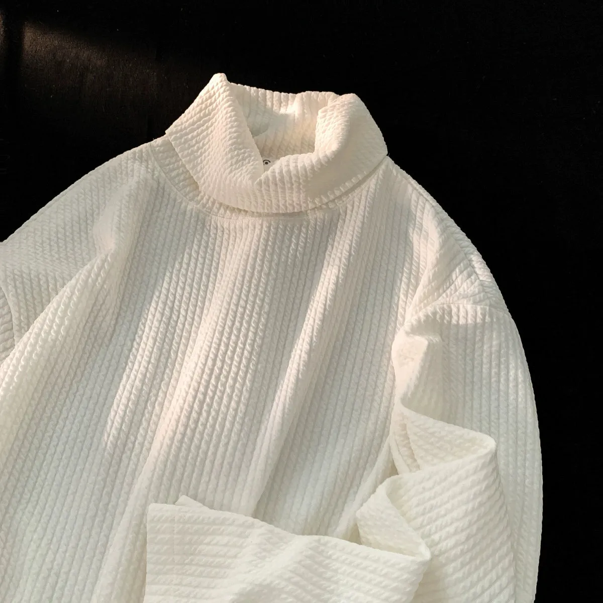 YDS Waffle Turtleneck Sweatshirt